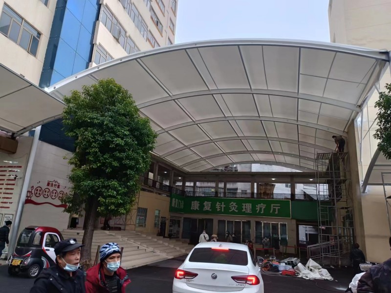 小区电动车膜结构车棚定制，2026正规天台县膜结构厂家推荐-1